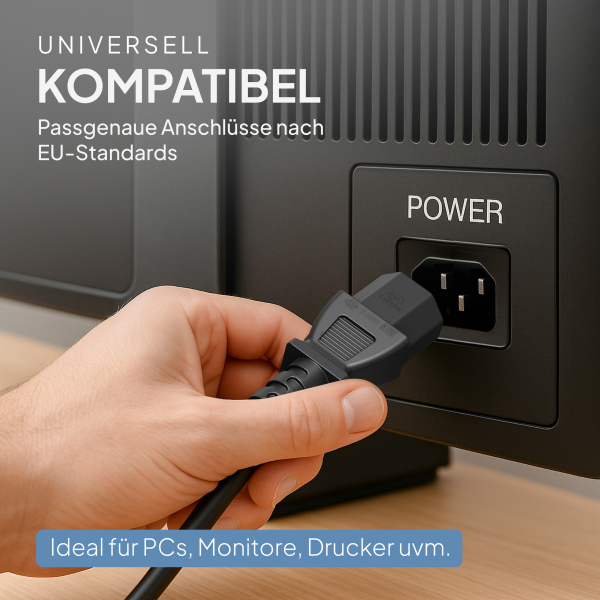 Kaltgerätekabel 0.75mm2 - 1 Meter