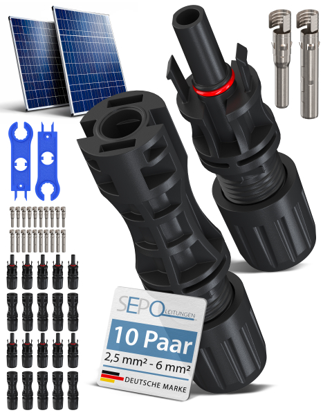 Solarstecker 10er Pack