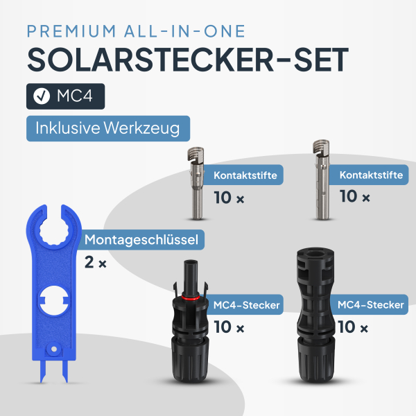 Solarstecker 10er Pack