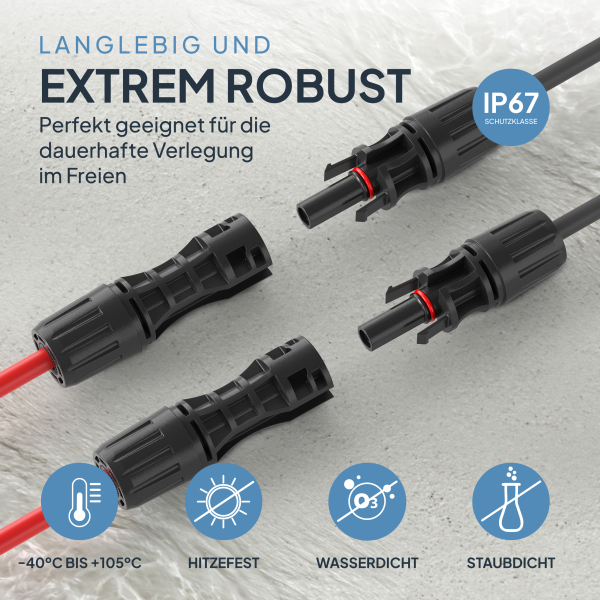 Solarstecker 10er Pack