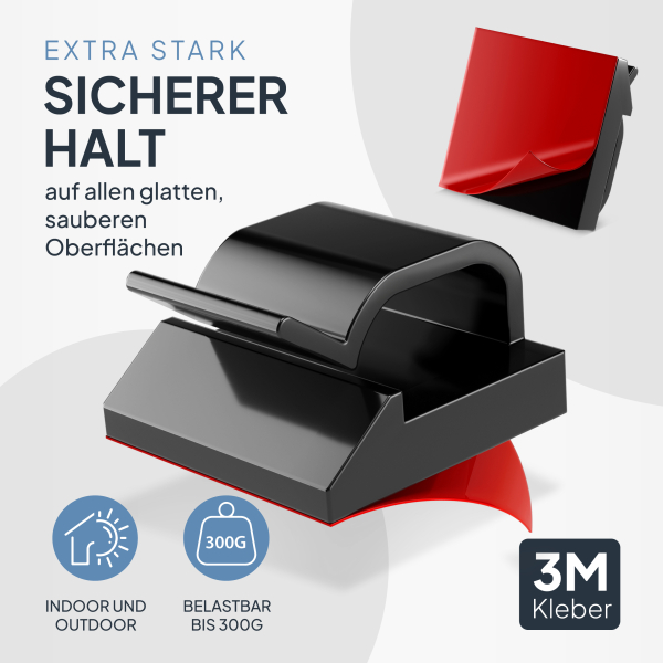 Kabelclips 50 Stück - Schwarz