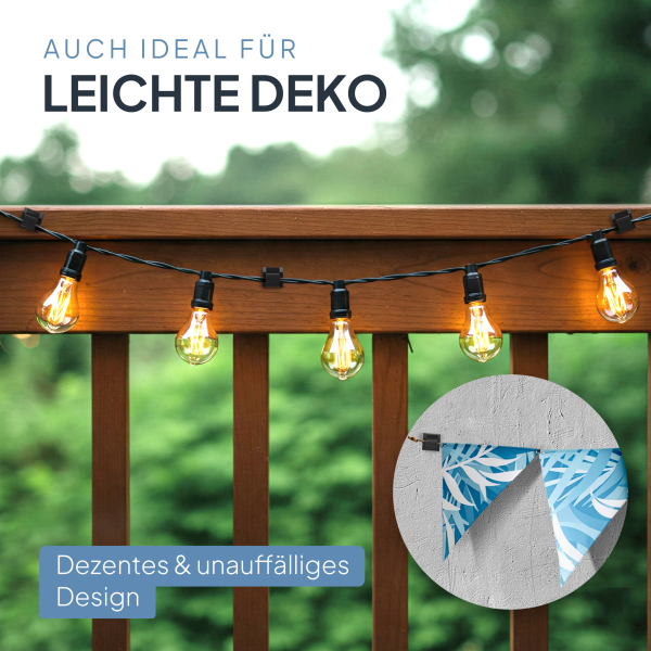 Kabelclips 50 Stück - Schwarz