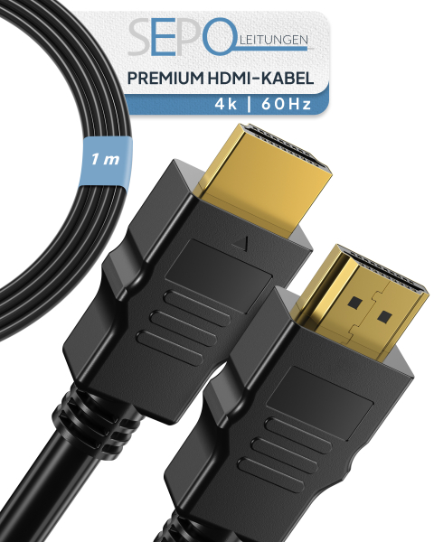 4K HDMI Kabel - 1 Meter